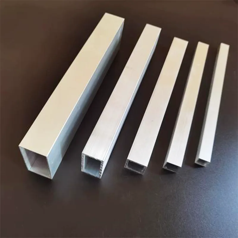 Tubo quadrato in alluminio 6063